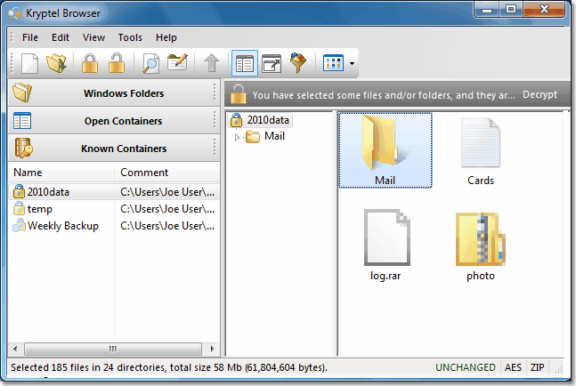 Kryptel Screenshot